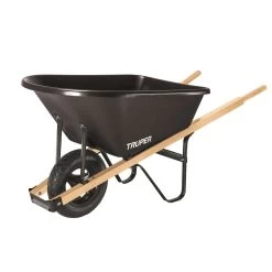 Truper Poly Wheelbarrow 5 Cu Ft