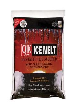 Qik Joe Calcium Chloride Pellet Ice Melt 50 Lb
