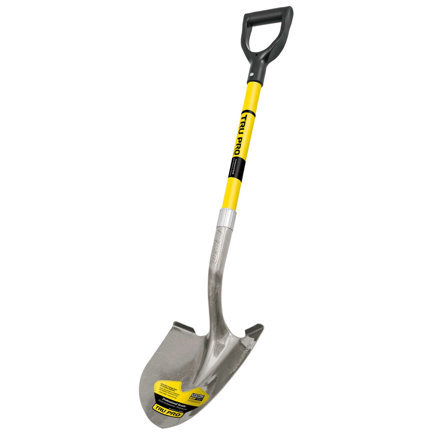 Truper Tru-Pro 41 In. Steel Round Digging Shovel Fiberglass Handle 1 Truper Tru-Pro 41 In. Steel Round Digging Shovel Fiberglass Handle